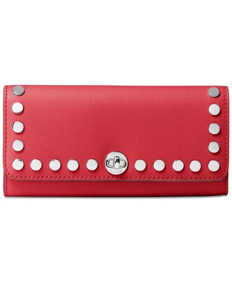 michael kors rivington stud large wallet|Michael Kors.